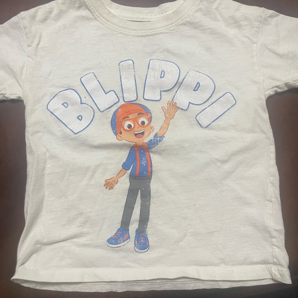Kids T-Shirt - White Blippi
